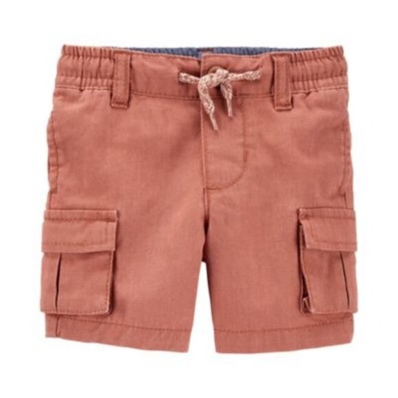 OshKosh B'gosh Size 3M Henna Cargo Short in Red - Picture 1 of 1